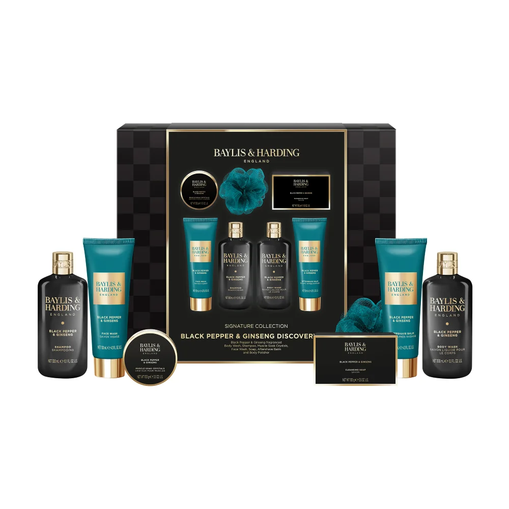 Baylis & Harding Dárková sada péče o tělo pro muže Black Pepper 7 ks