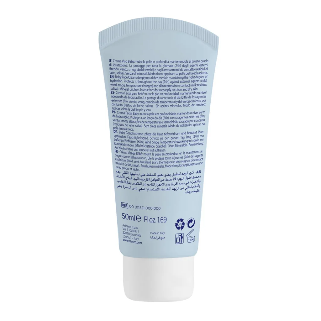 Chicco Krém na dětskou tvář Natural Sensation 0m+ 50 ml