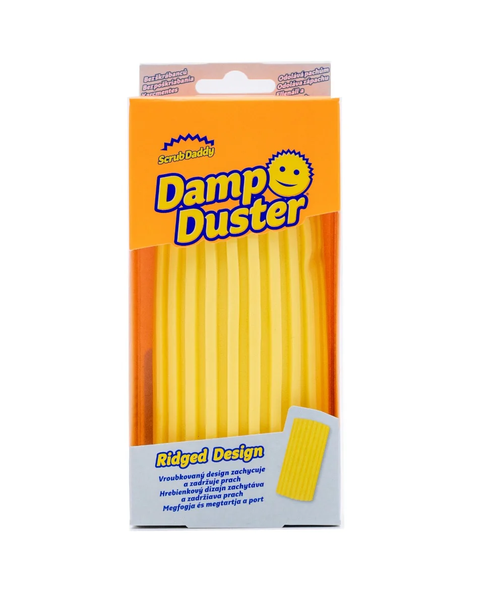 Scrub Daddy Houbička na utírání prachu Damp Duster 1 ks žlutá