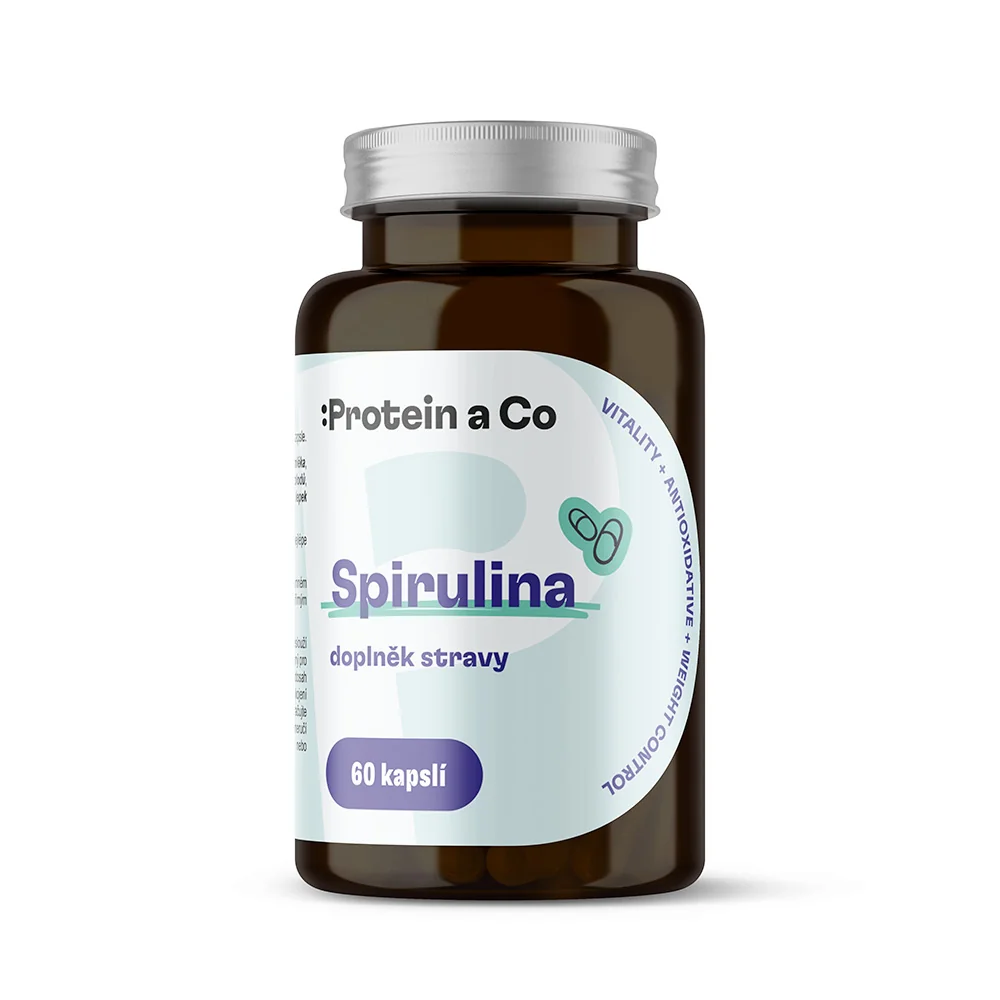 Protein a Co Spirulina – 60 kapslí 