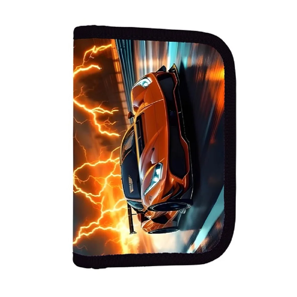 Oxybag Jednopatrový penál Auto 2, 2 chlopně
