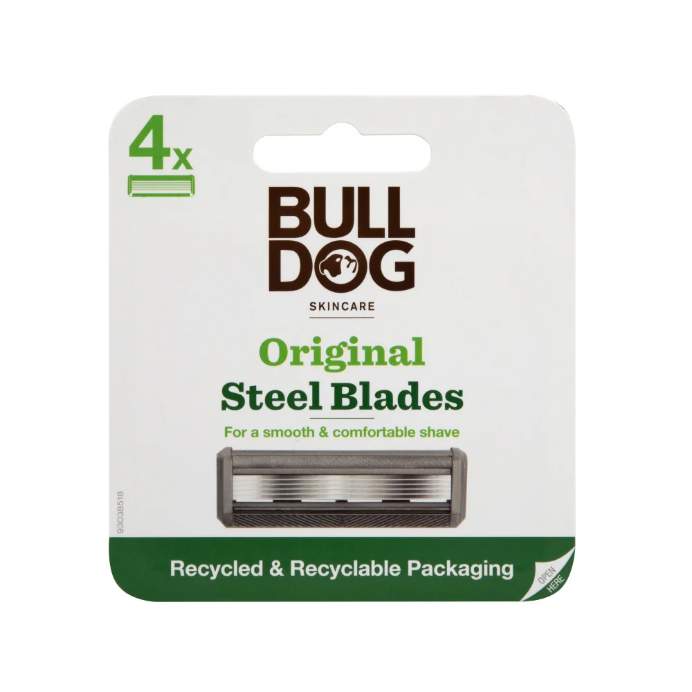 Bulldog Original Steel Blades náhradní hlavice 4 ks