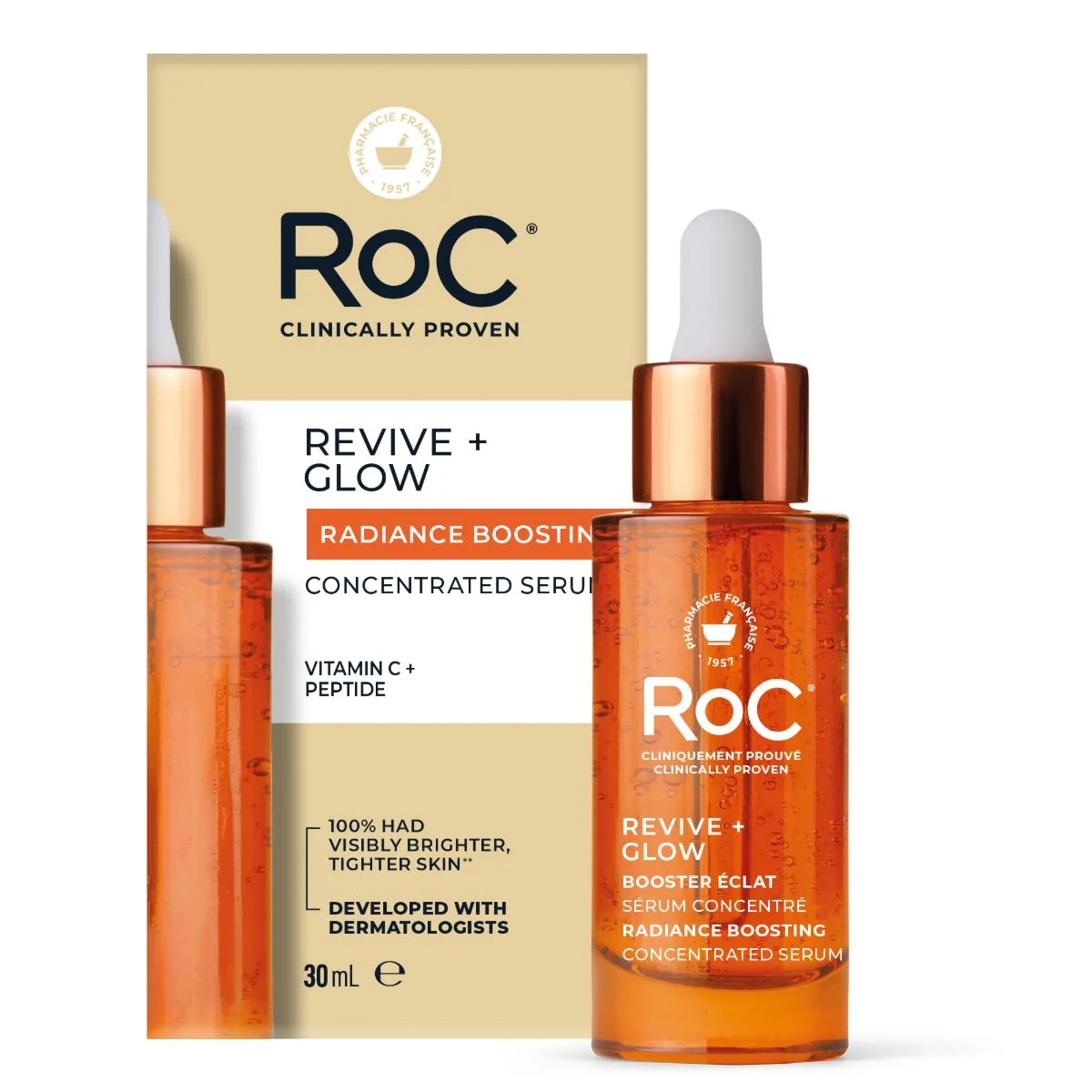 RoC Multi Correxion Revive + Glow denní sérum 30 ml