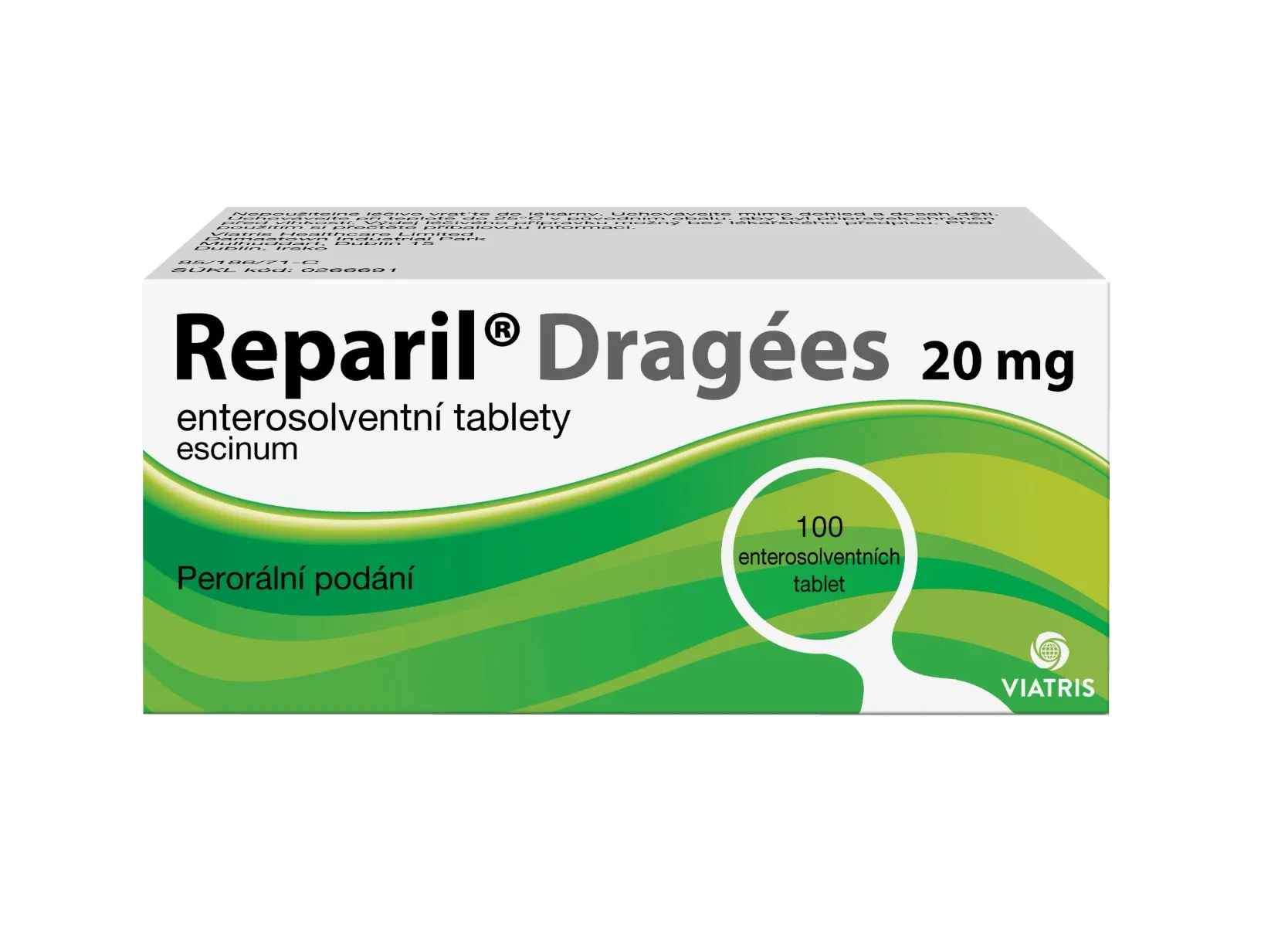 Reparil Dragées 20 mg 100 tablet