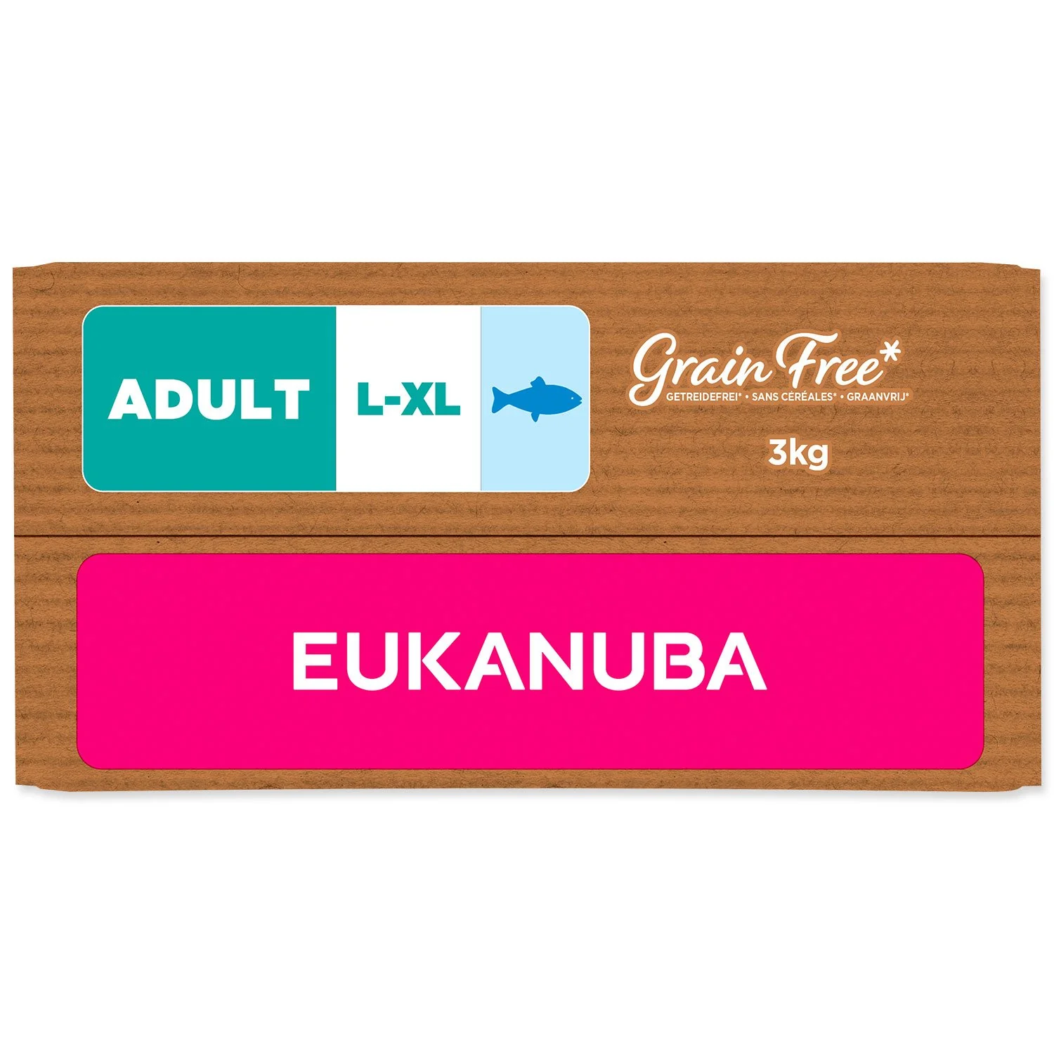 Eukanuba Krmivo Grain Free Adult Large rich in ocean fish 3kg