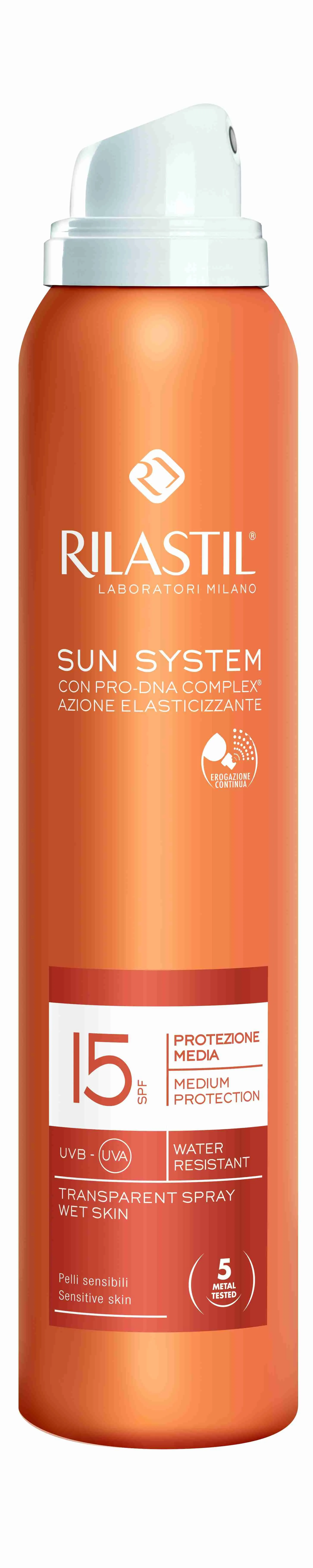 Rilastil Sun System Transparentní sprej  SPF15 200 ml