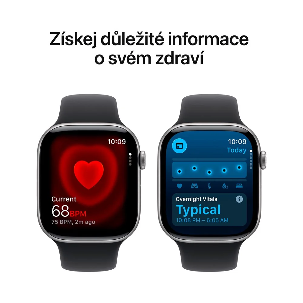Apple Watch 11 42 mm sportovní řemínek M/L chytré hodinky
