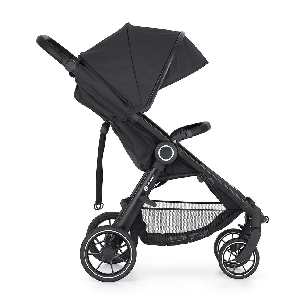 Petite&Mars Kočárek Street+ RWS Black Perfect Black