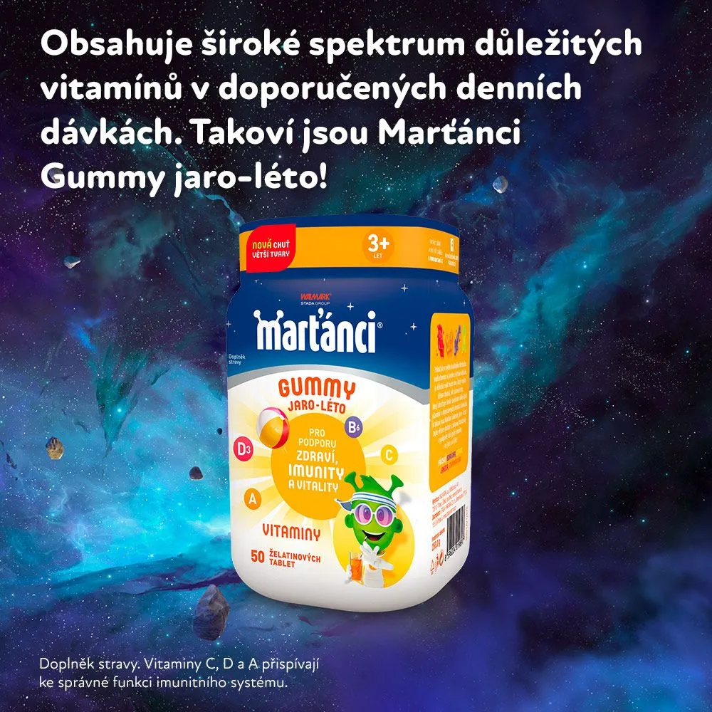 Marťánci Gummy JARO - LÉTO 50 ks