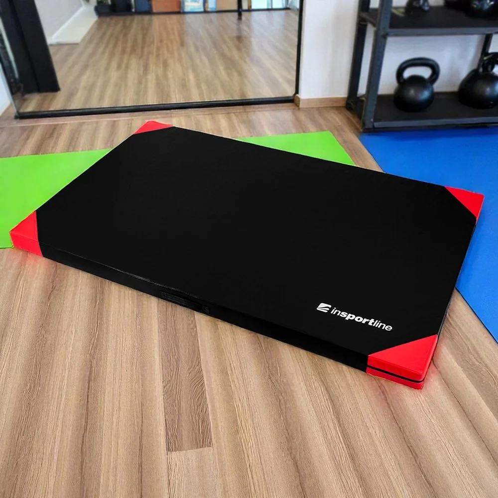 inSPORTline Gymnastická žíněnka Munakor T60 200x120x10 cm černá