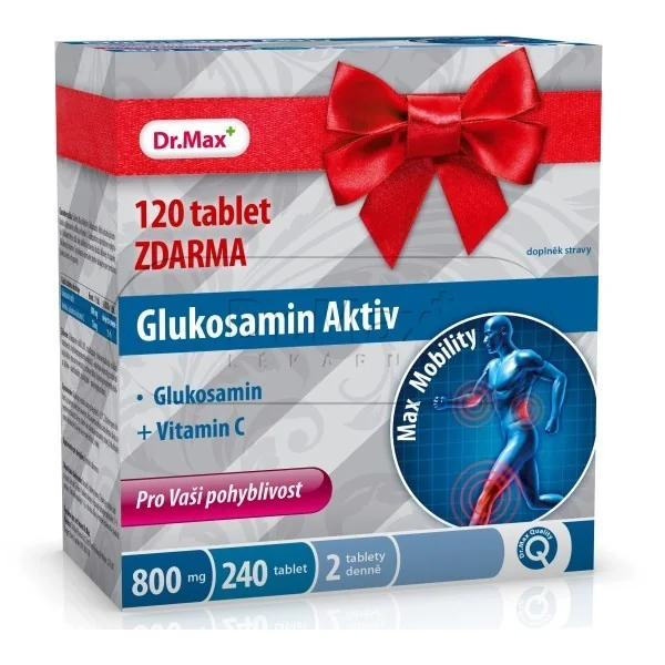 Dr. Max Glukosamin Aktiv Max Mobility tbl.240 dárkové balení