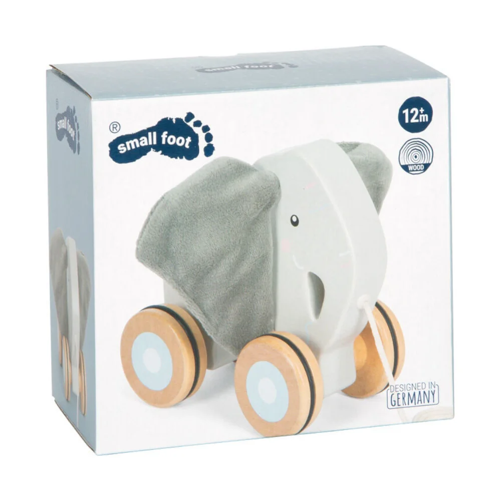 Small Foot Dřevěná tahací hračka Slon 1 ks