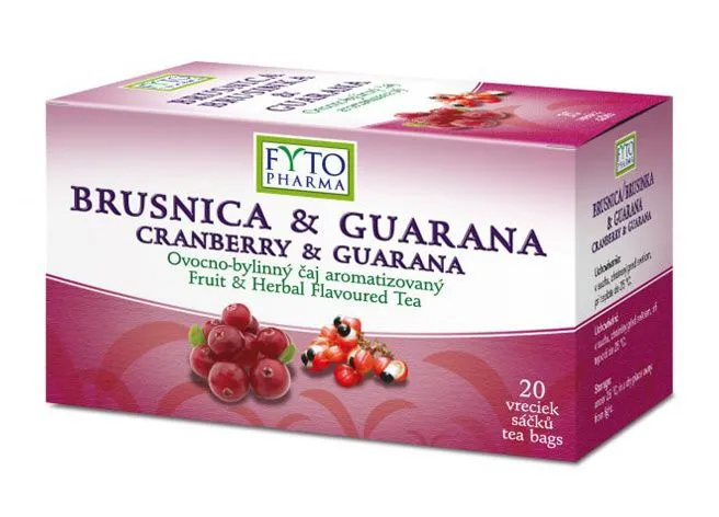 Fytopharma Ovocno-bylinný čaj brusinka & guarana