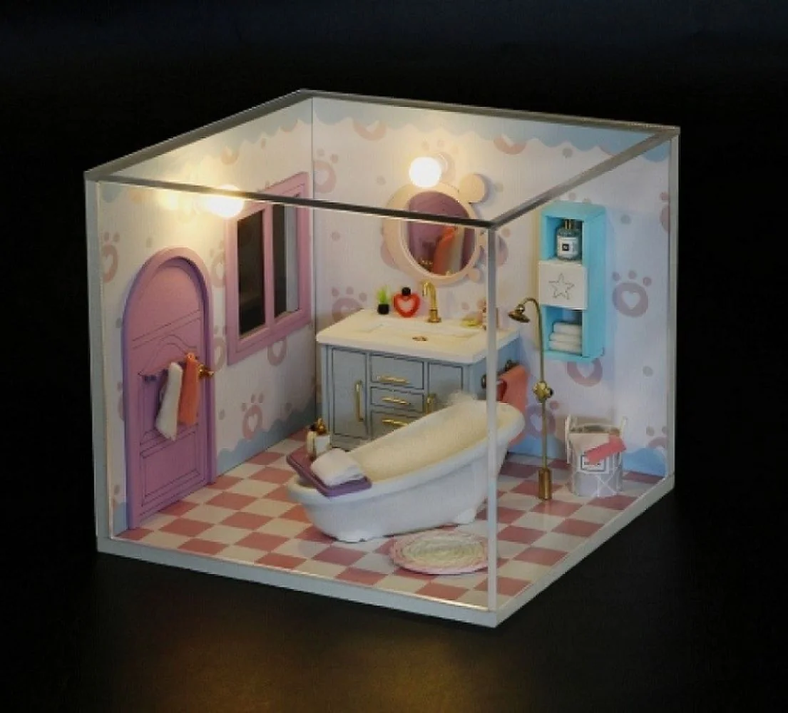 2Kids Toys Miniatura domečku Útulná koupelna