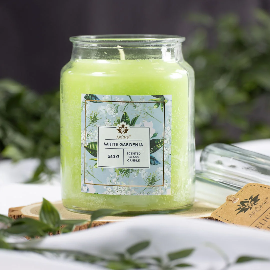 ARÔME Vonná svíčka White Gardenia 560 g