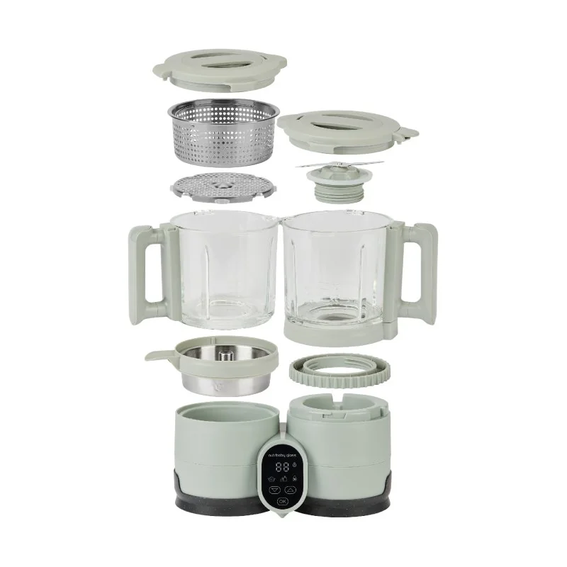 Babymoov multifunkční přístroj Nutribaby Glass Celadon Green