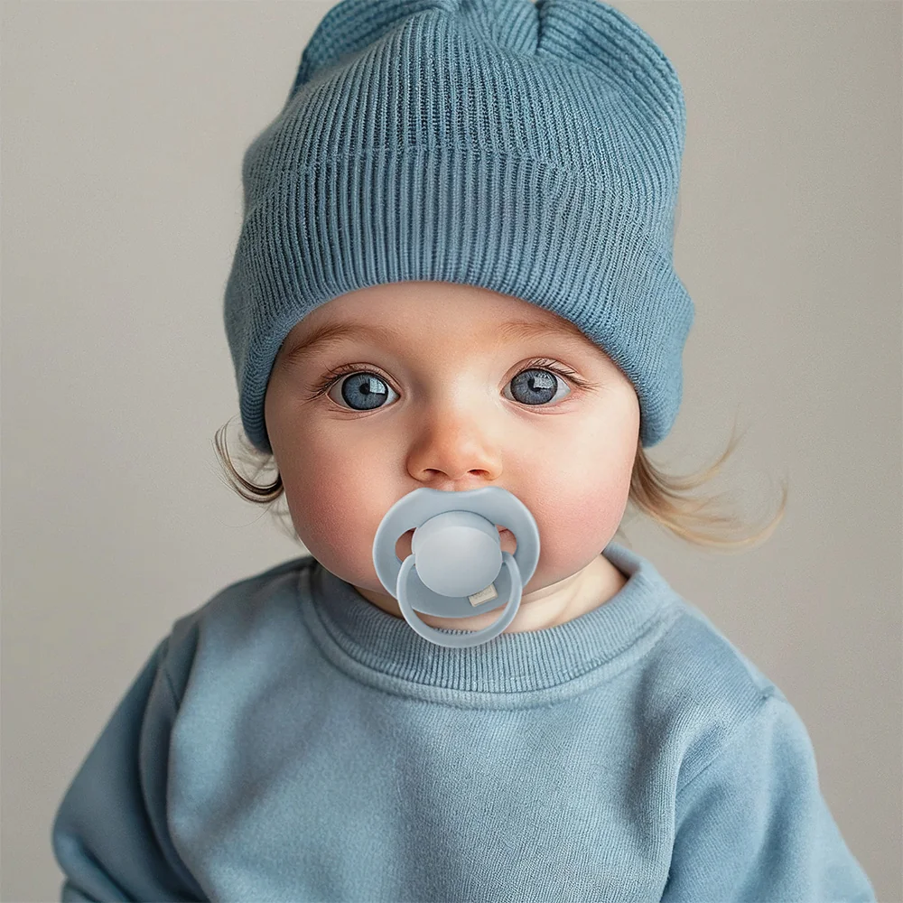 LOVI Prime Dudlík silikonový dynamický 18m+ 2 ks Baby Blue/Blue