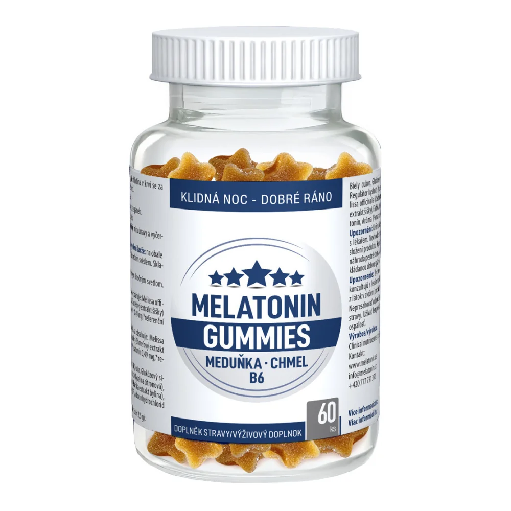 Clinical Melatonin Gummies 60 pektinových bonbónů