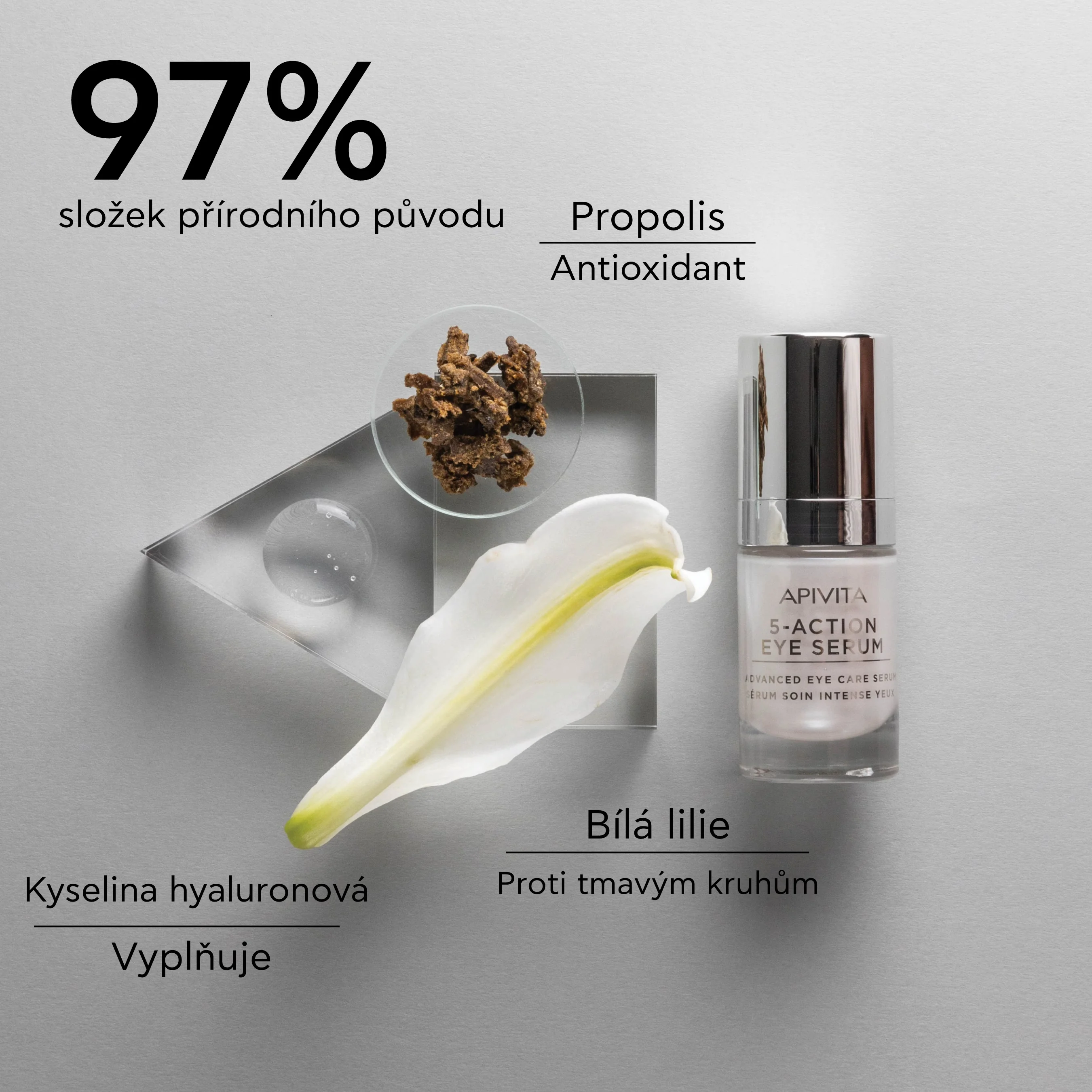 APIVITA 5-Action intenzivní sérum na oční okolí 15 ml