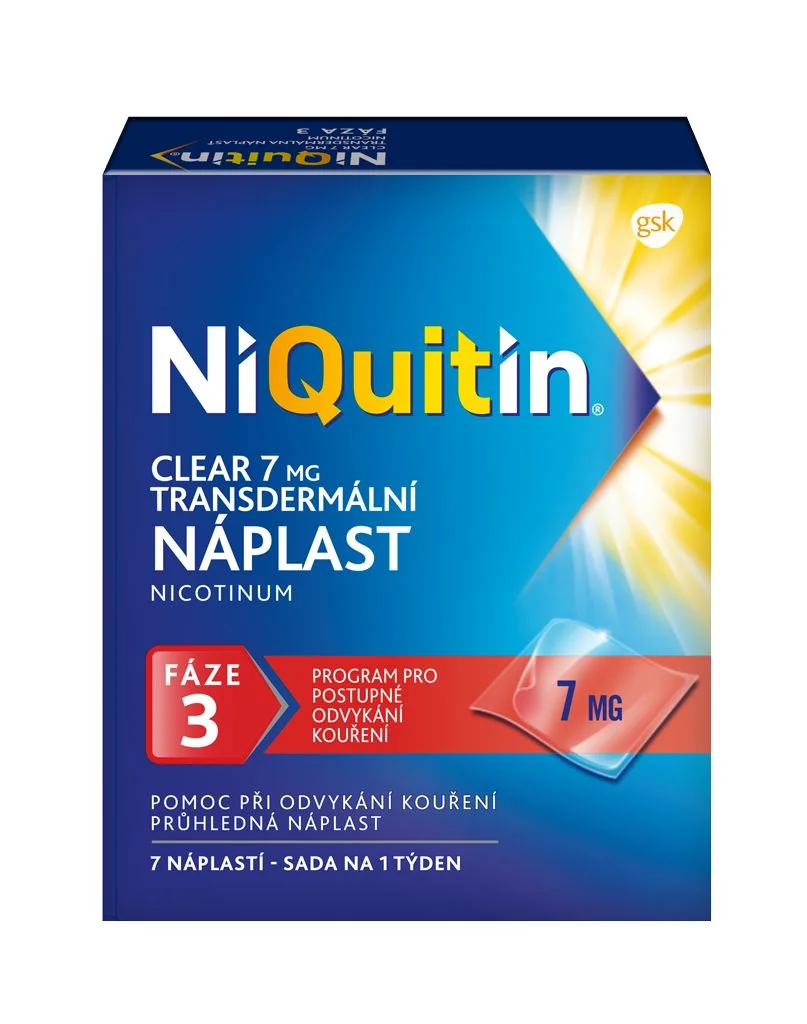 NiQuitin Clear 7mg drm.emp.tdr.7x7mg