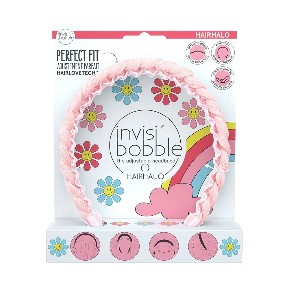 Invisibobble HAIRHALO Eat Pink and be Merry čelenka 1 ks