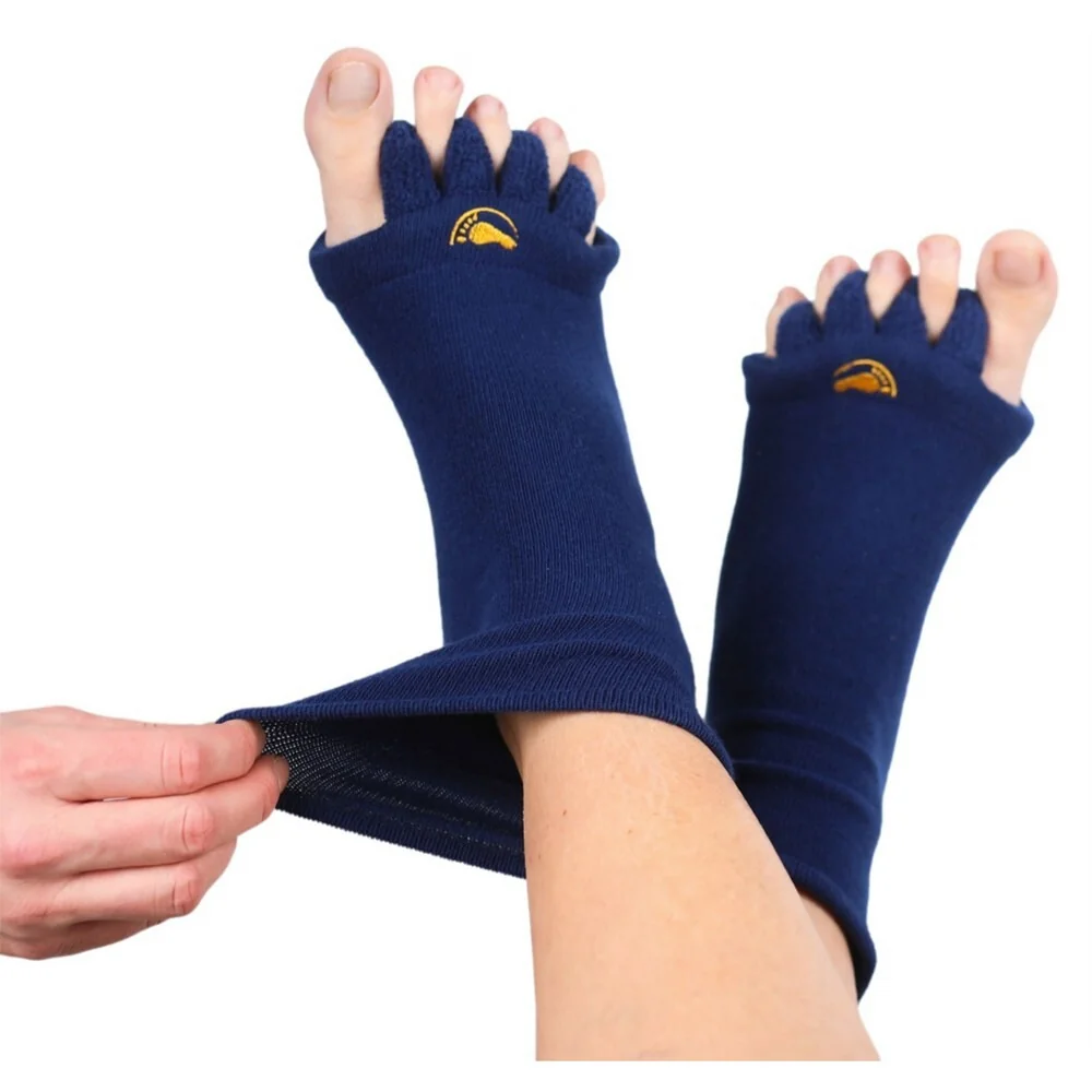 HappyFeet Adjustační ponožky extra stretch Navy vel. 35–38 1 pár