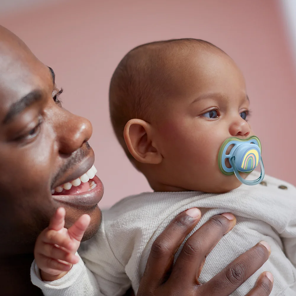 Philips Avent Šidítko Ultra air Obrázek 0–6m chlapec 1 ks duha
