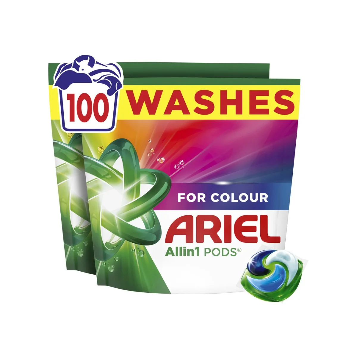Ariel Color Allin1 gelové kapsle na praní 100 ks