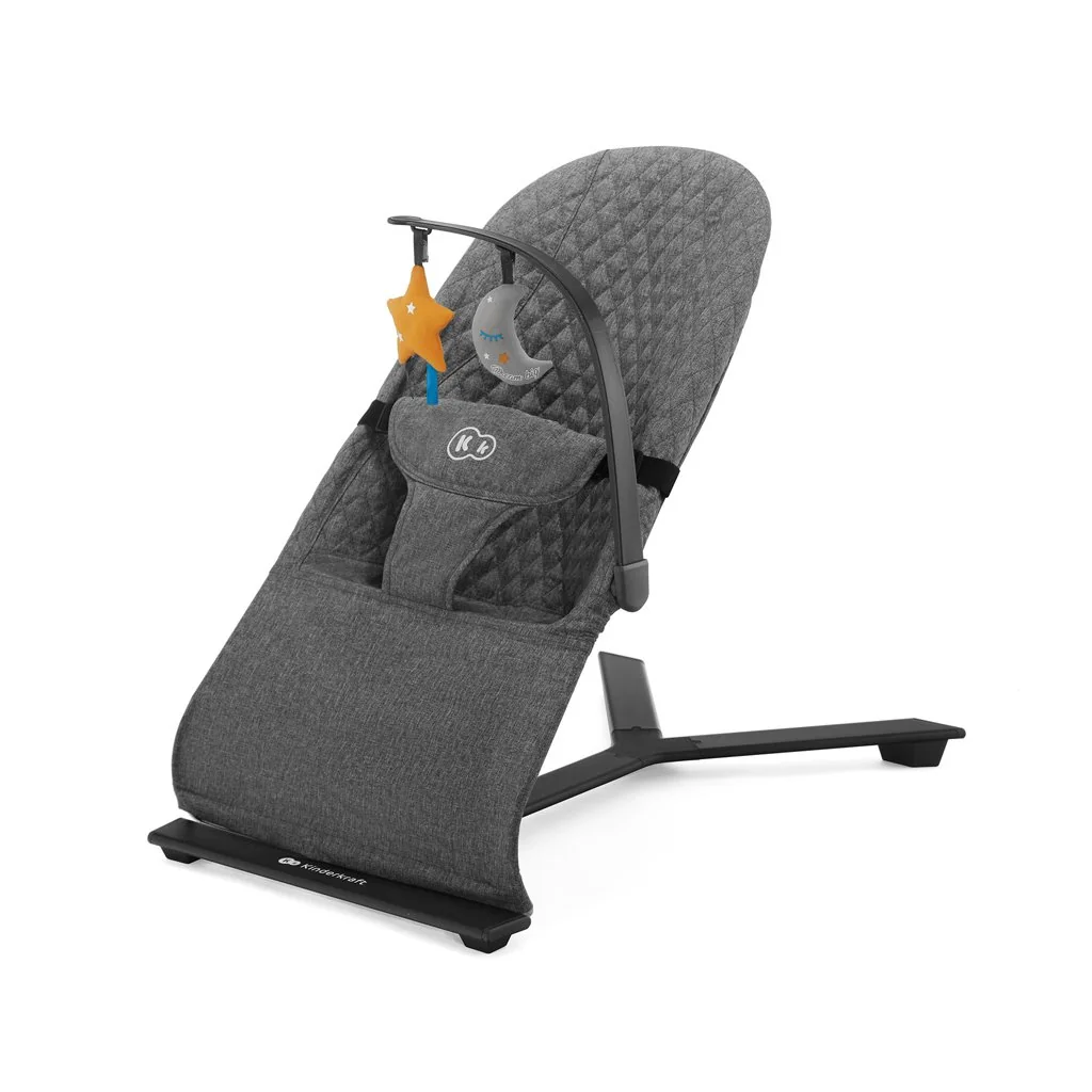 Kinderkraft Lehátko houpací Mimi Grey, do 9 kg