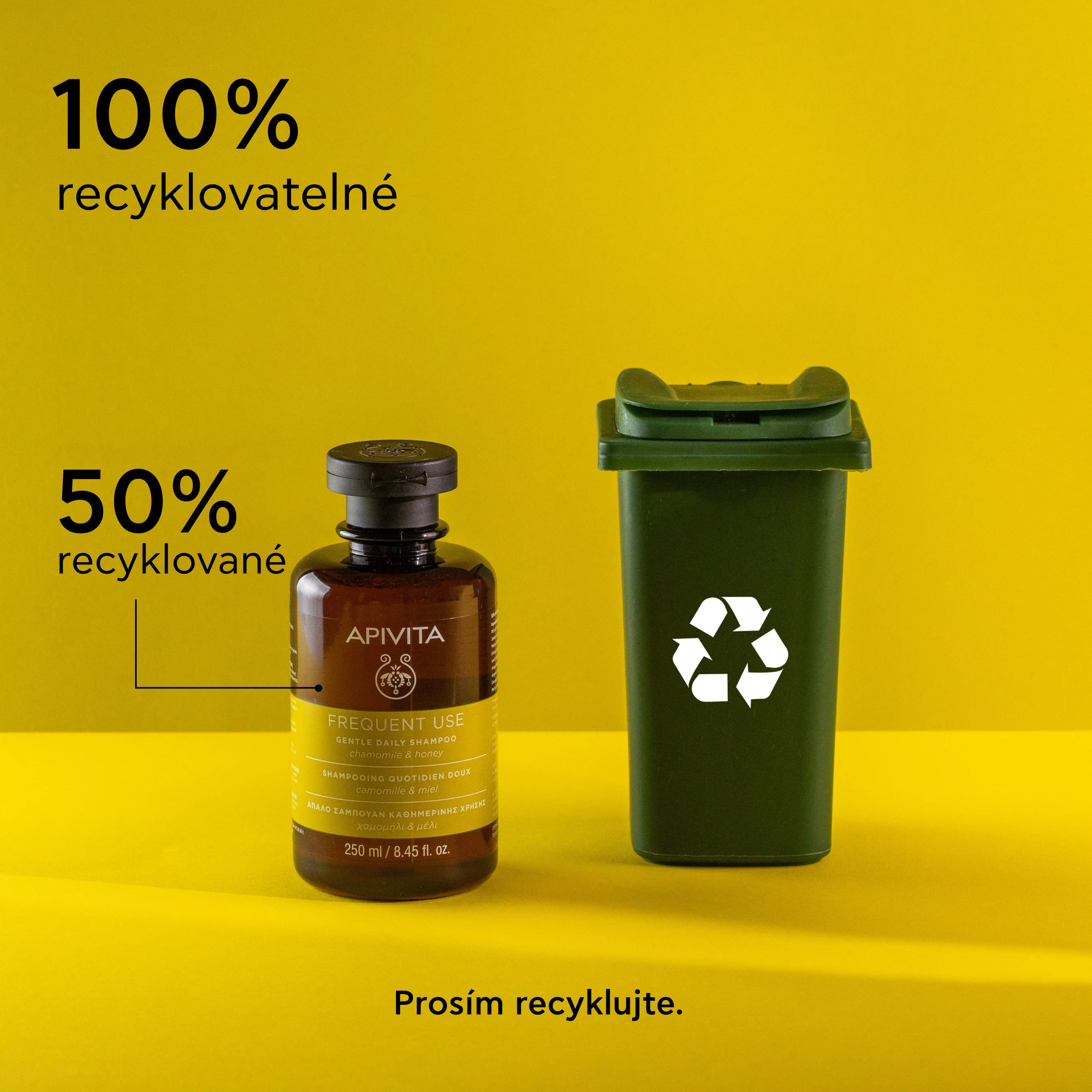 APIVITA Frequent Use jemný šampon pro každodenní použití 250 ml