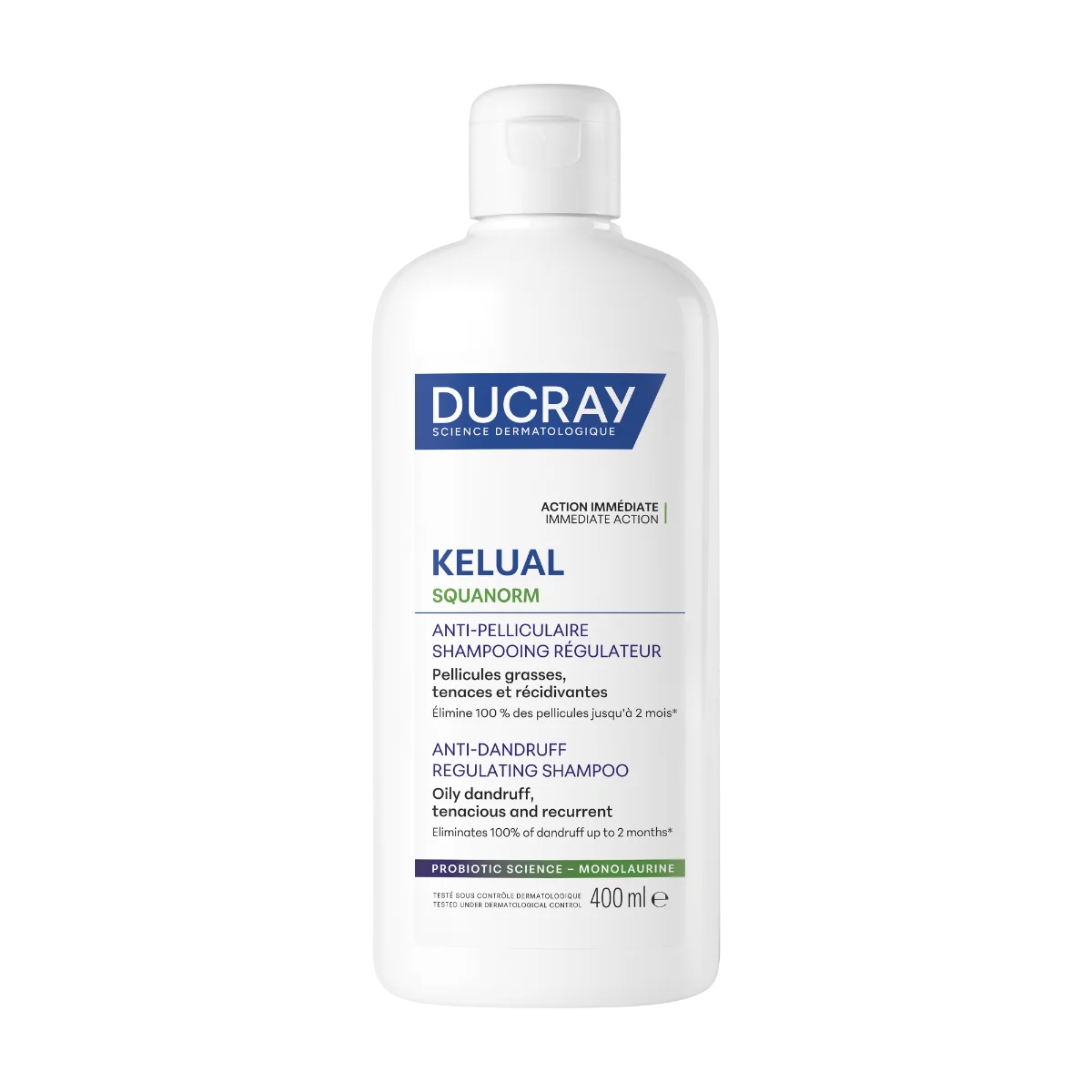 Ducray Kelual Squanorm Šampon na mastné lupy 400 ml