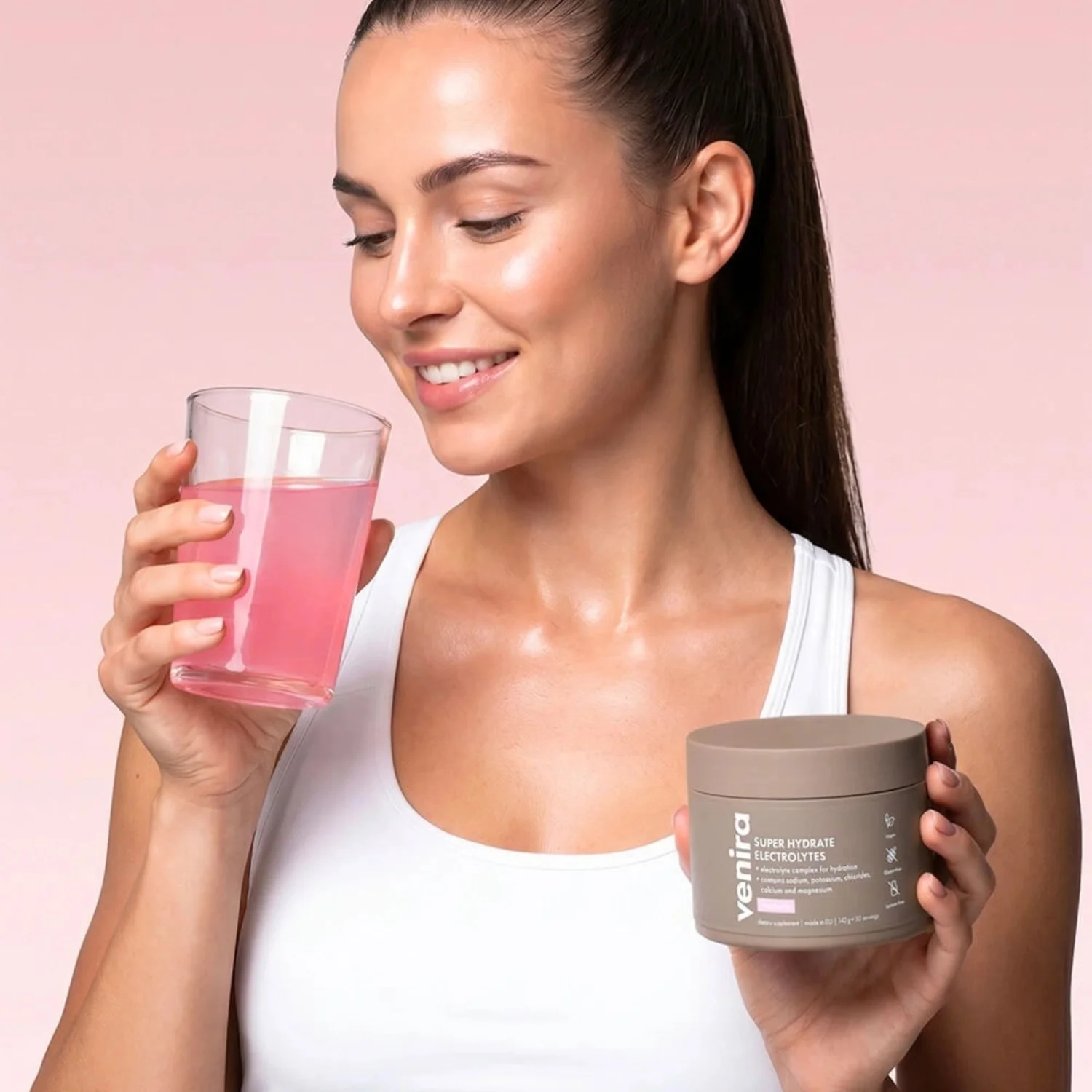 VENIRA Super hydrate elektrolyty malina 142 g