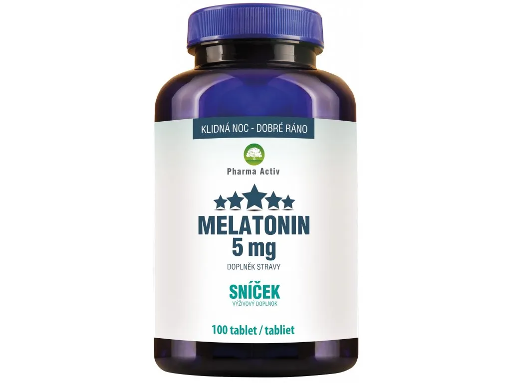 Clinical Melatonin Sníček FORTE 5 mg + Vláknina 100 tablet