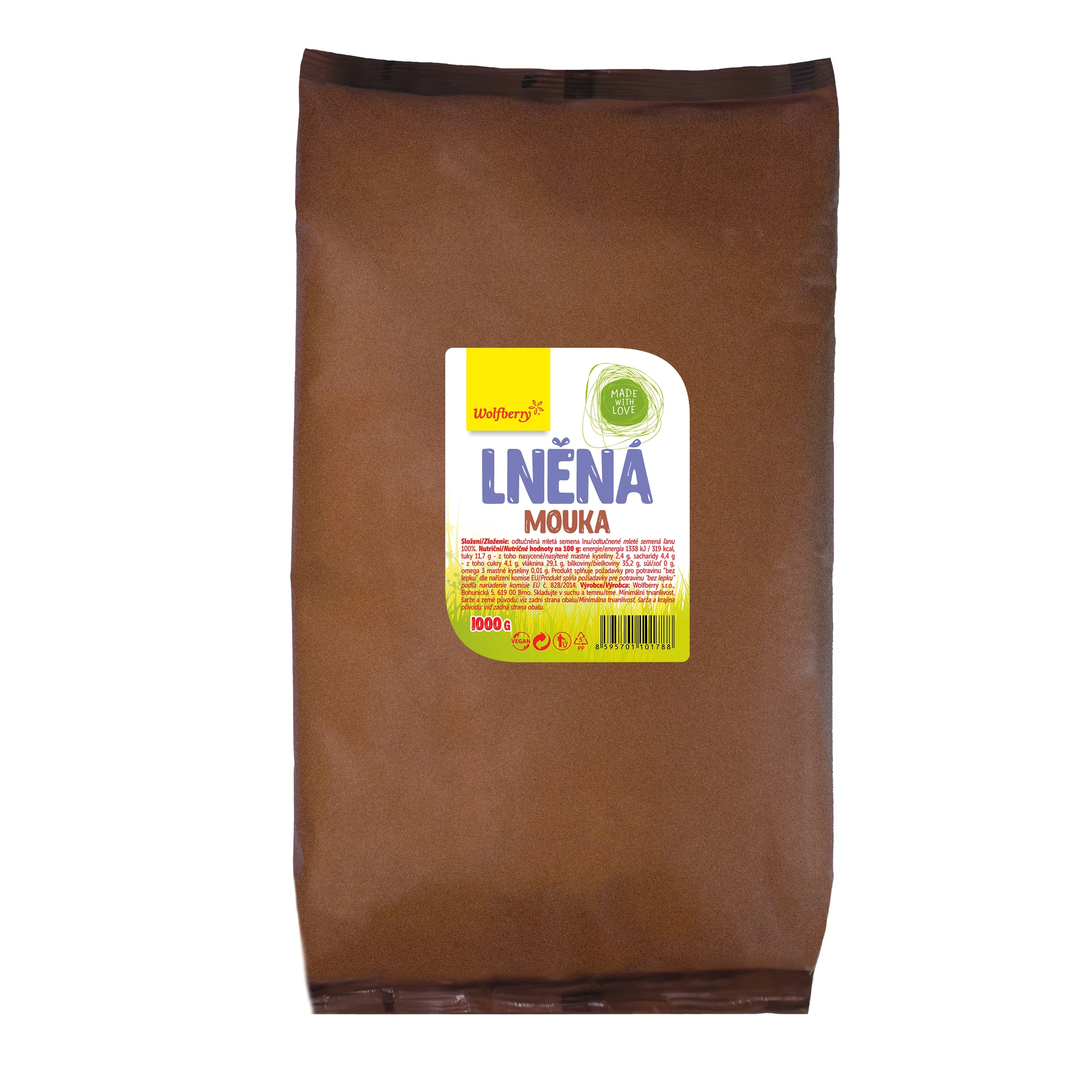 Wolfberry Lněná mouka 1000 g