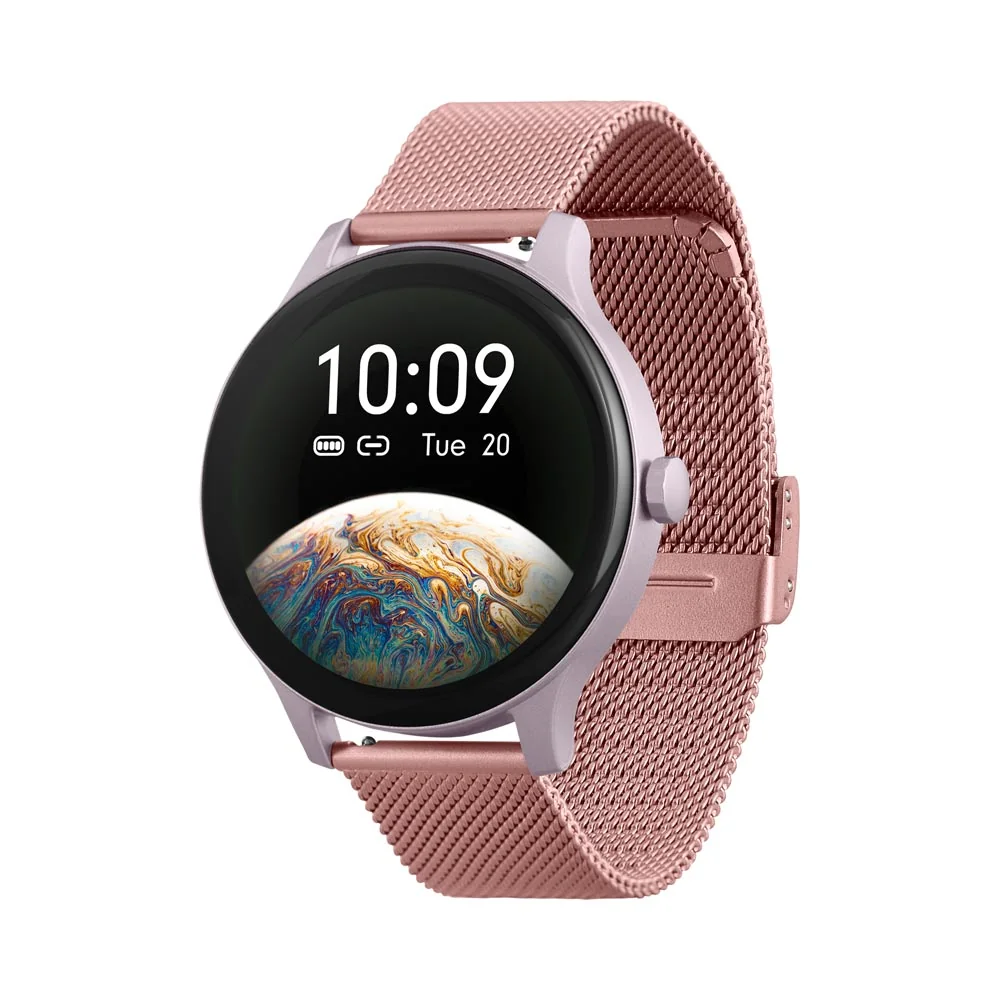 Garett Smartwatch Classy smart hodinky Pink Steel