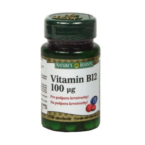 Natures bounty Vitamin B12 100 mcg 100 tablet