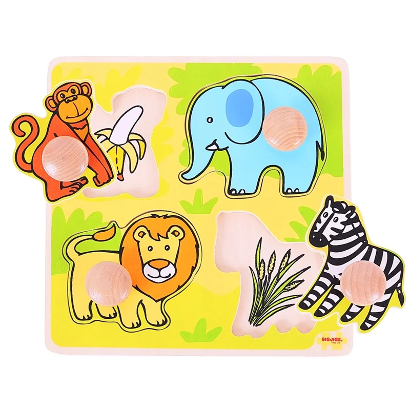 Bigjigs Toys Moje první vkládací puzzle safari