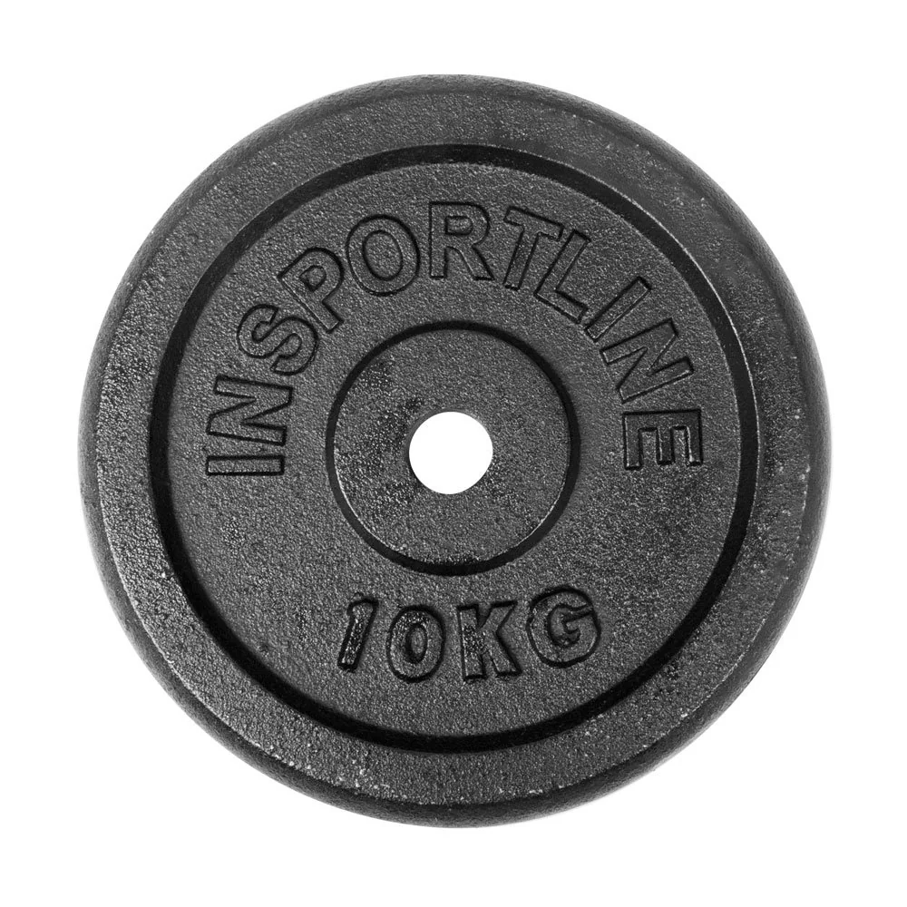 inSPORTline Litinové závaží Castblack 10 kg 30mm