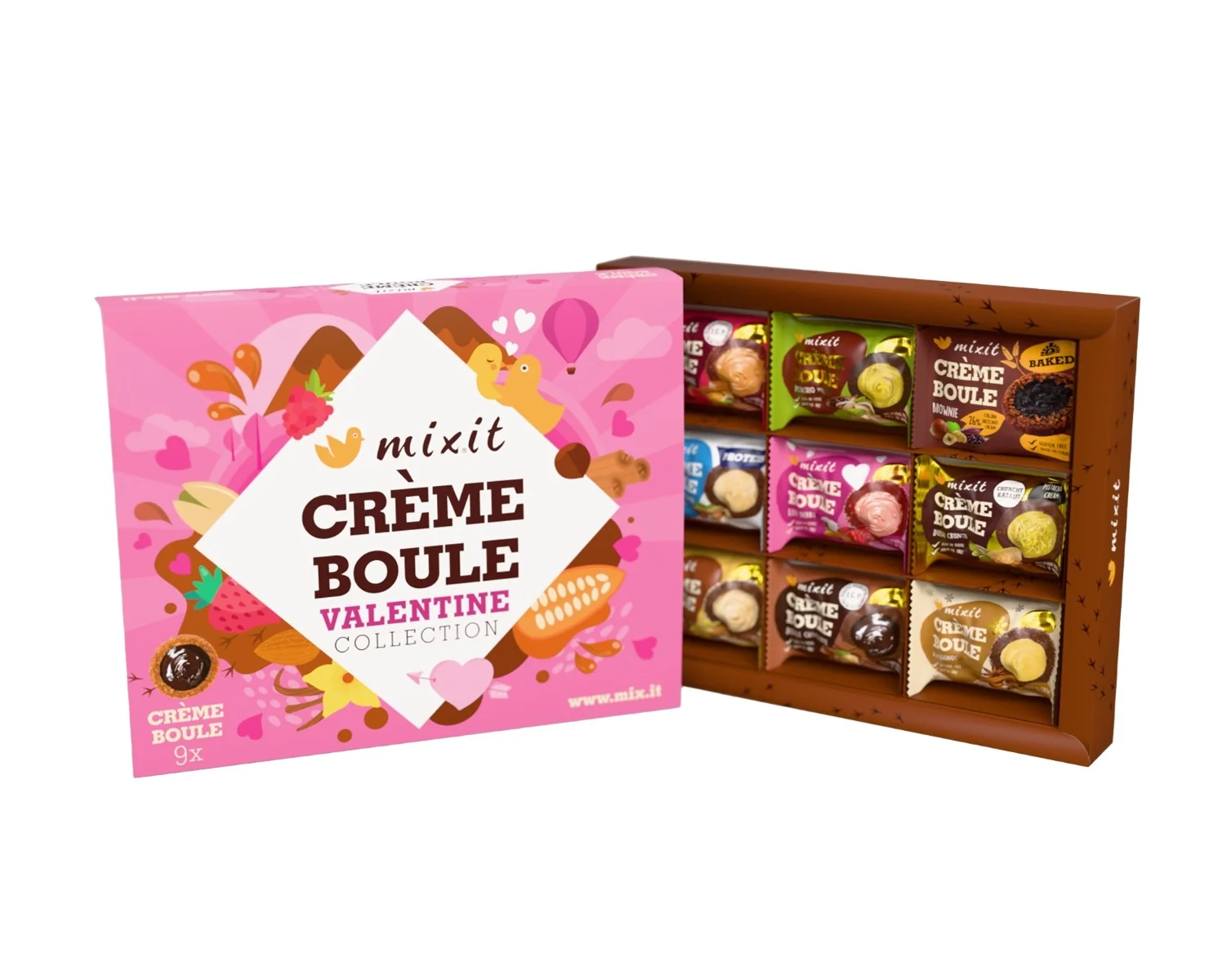 Mixit Zamilovaná Bouleniéra Degustační sada Crème boulí 270 g