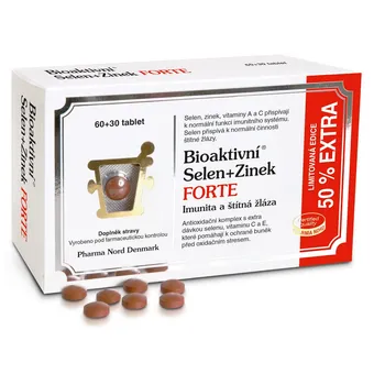 Bioaktivní Selen+Zinek FORTE 60+30 tablet