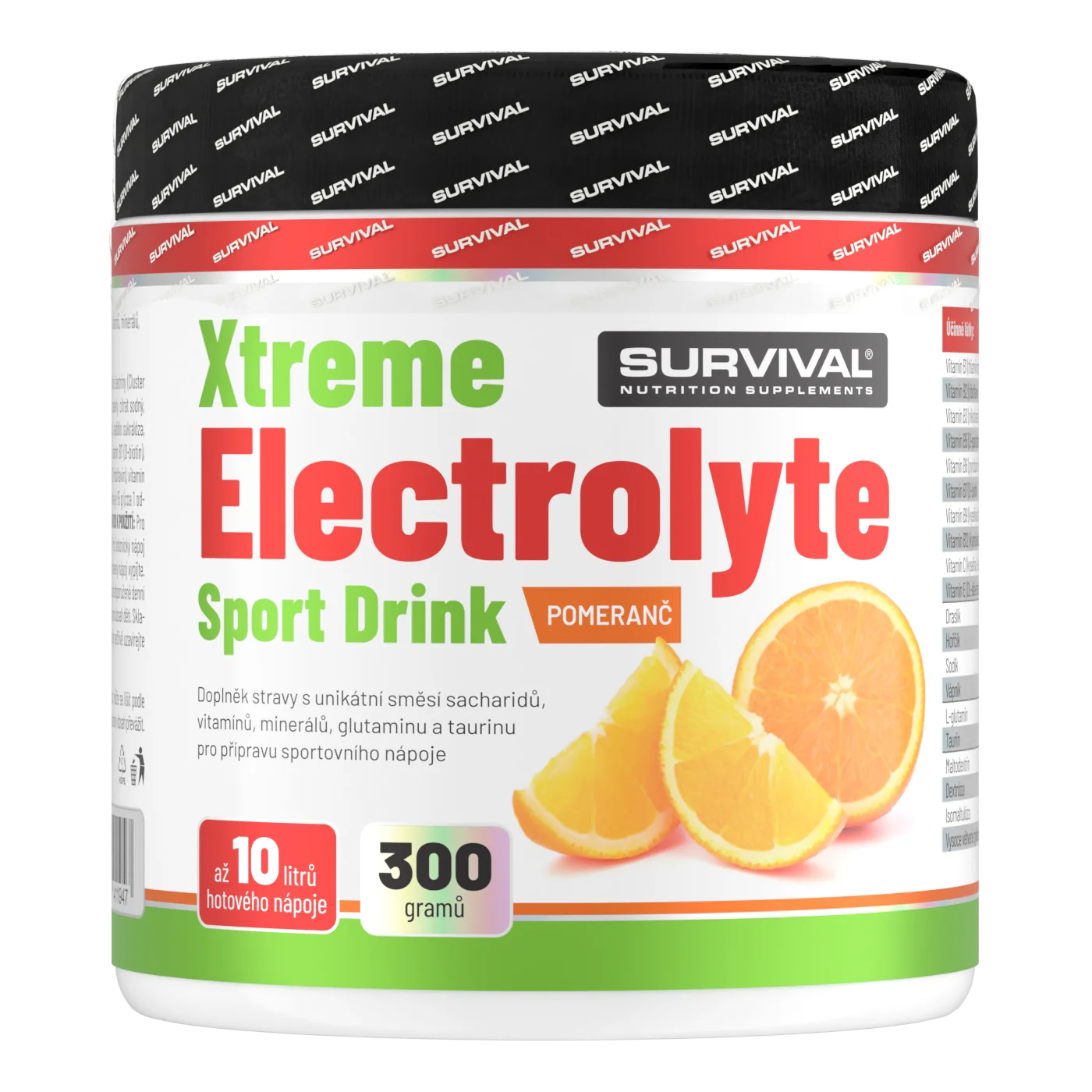 Survival Xtreme Electrolyte Sport Drink 300 g pomeranč