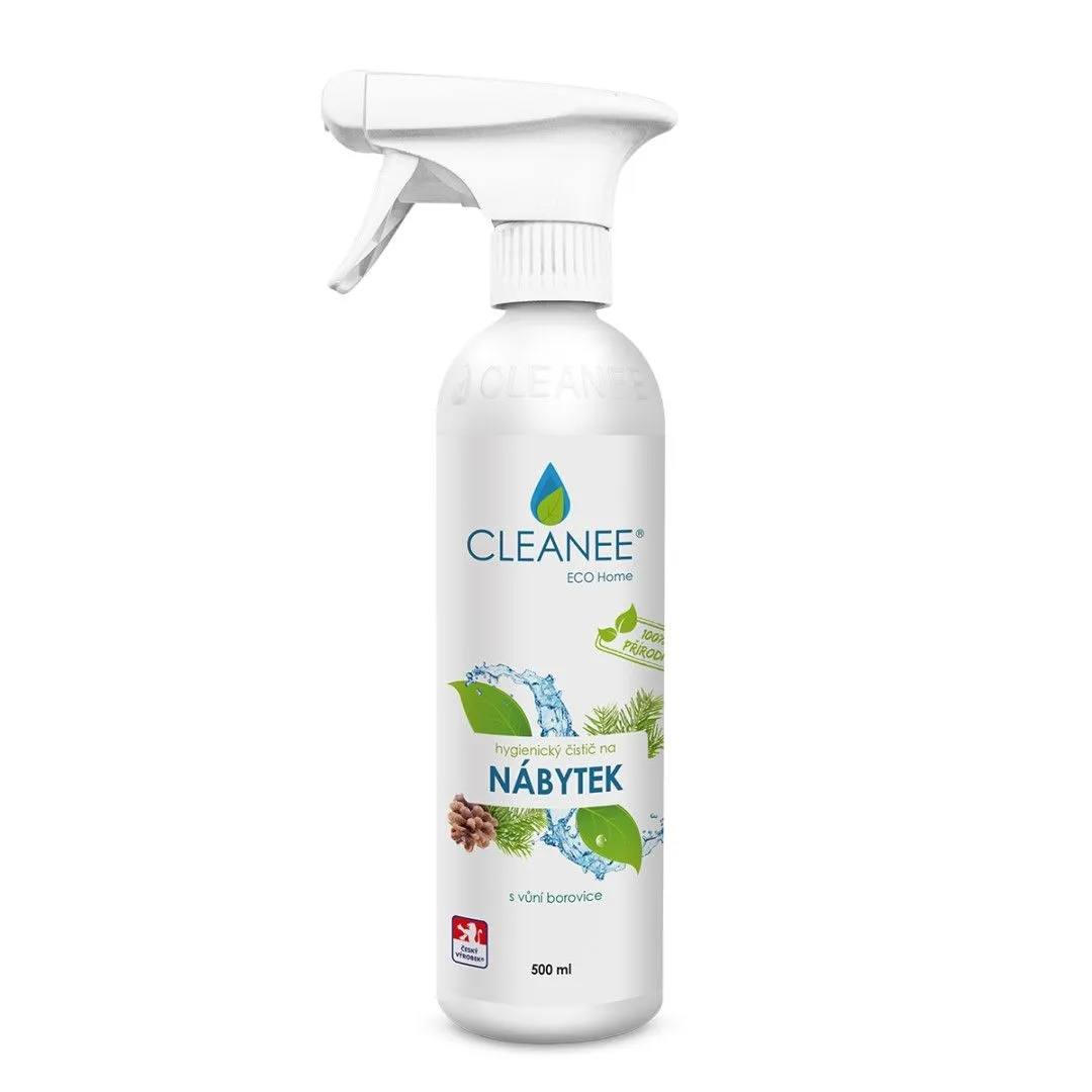 CLEANEE ECO Home Hygienický čistič na nábytek s vůní borovice 500 ml