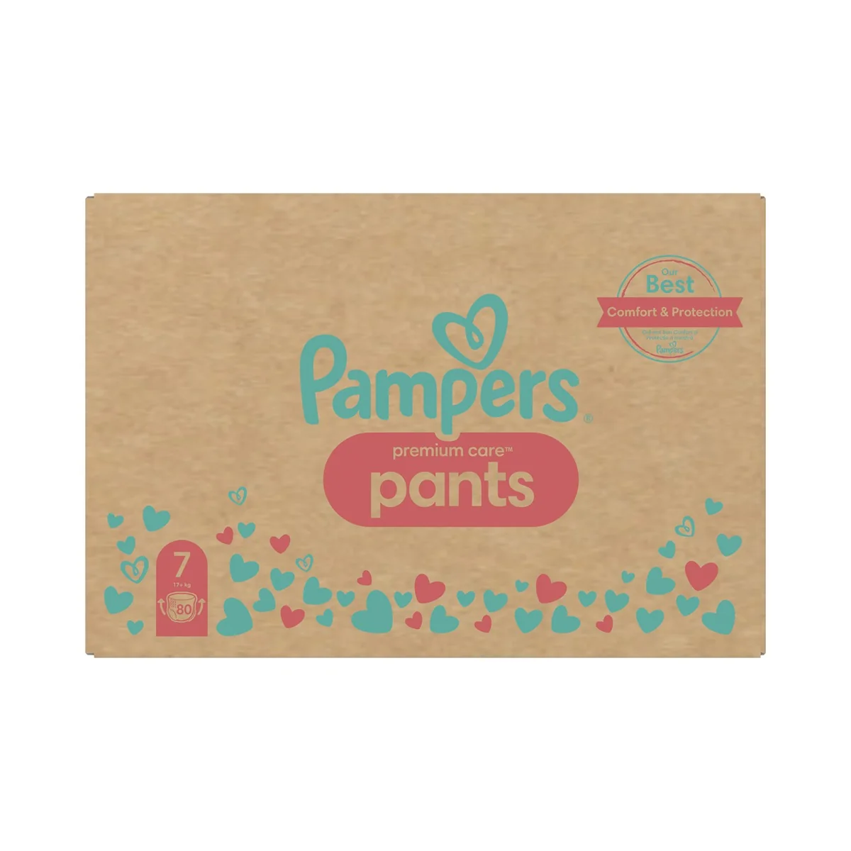 Pampers Premium Care Monthly Box vel. 7 17+ kg kalhotkové plenky 80 ks
