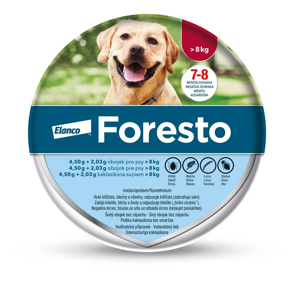 Foresto 4,50 g + 2,03 g obojek pro psy nad 8 kg 70 cm 1 ks