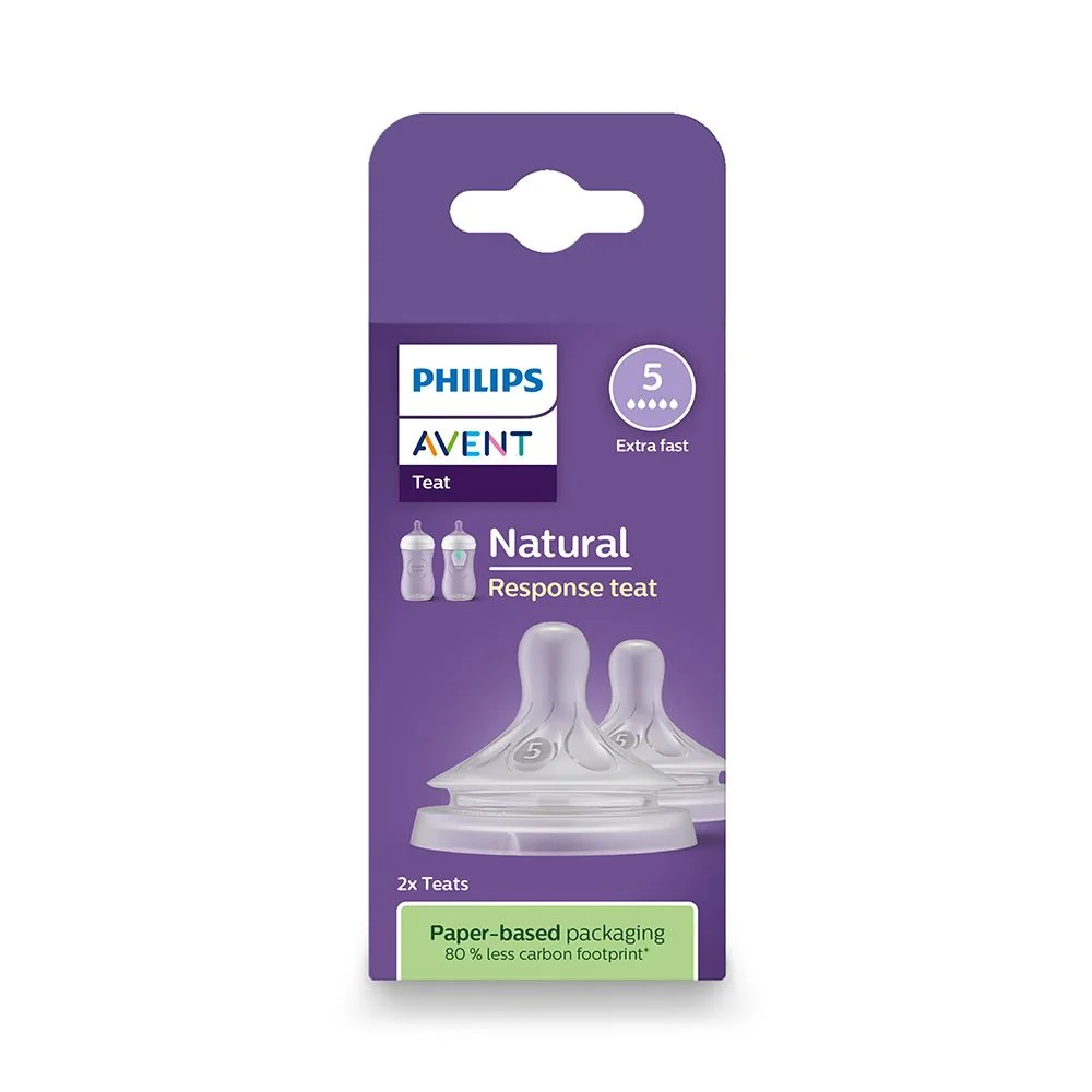 Philips Avent Natural Response 5 Savička velmi rychlý průtok 6m+ 2 ks
