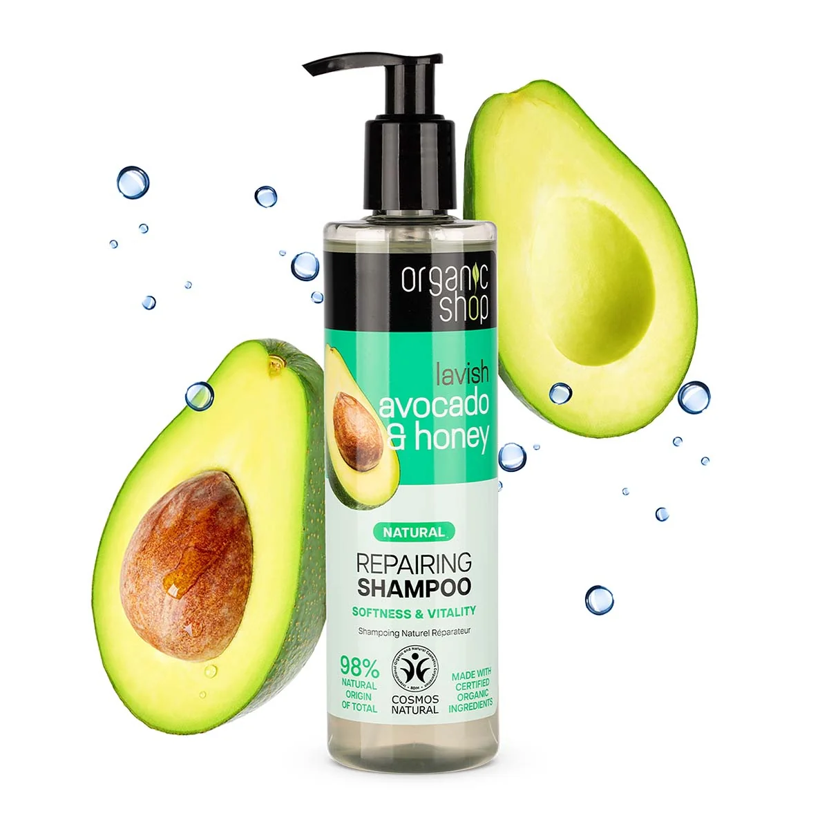 Organic Shop Simple Šampon Avokádo a Med 280 ml