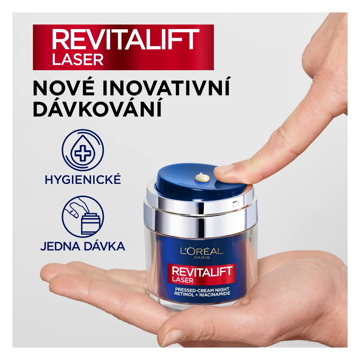 Loréal Paris Revitalift Laser Pressed Cream s retinolem noční krém 50 ml