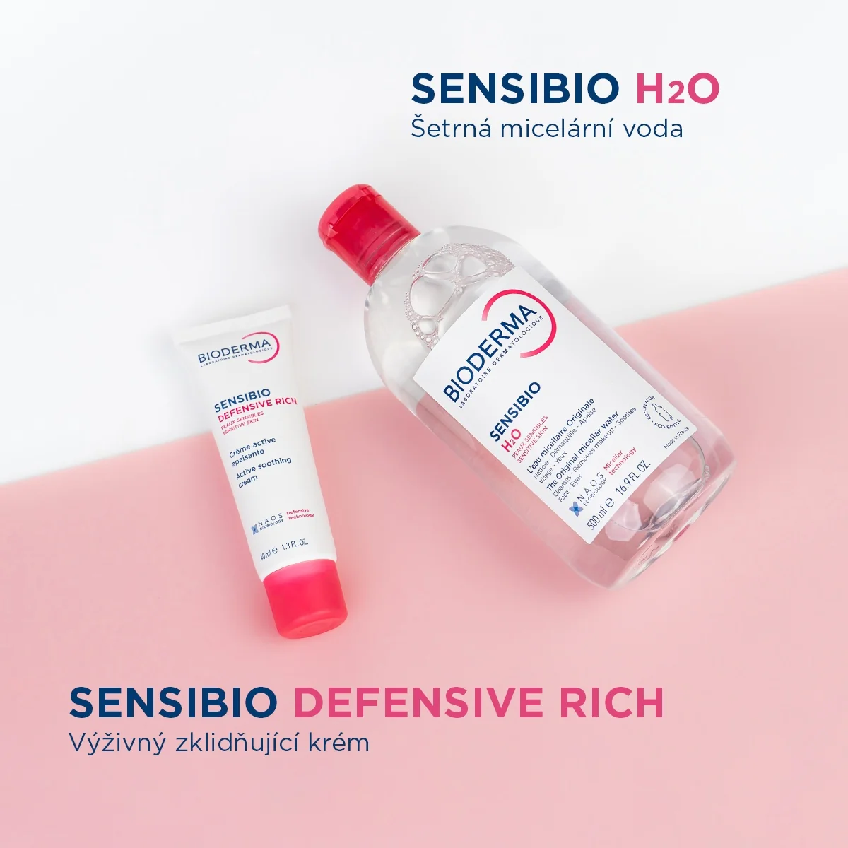 BIODERMA Sensibio pro citlivou pleť 2 ks dárkový balíček