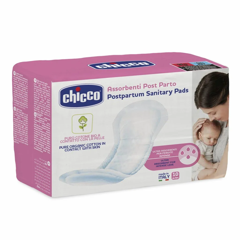 Chicco Vložky poporodní 100% organická bavlna 10 ks