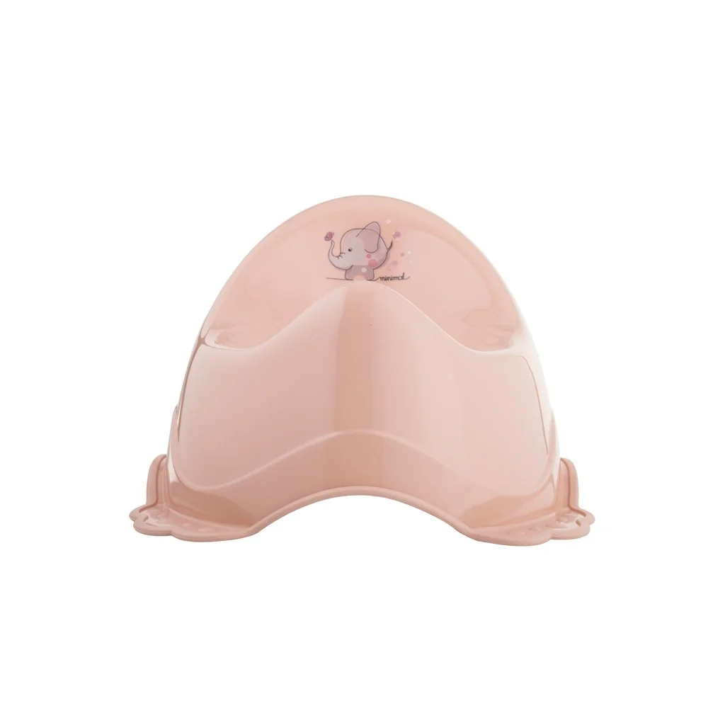 Maltex Nočník protiskluzový s hudbou Sloník Minimal - peach rose